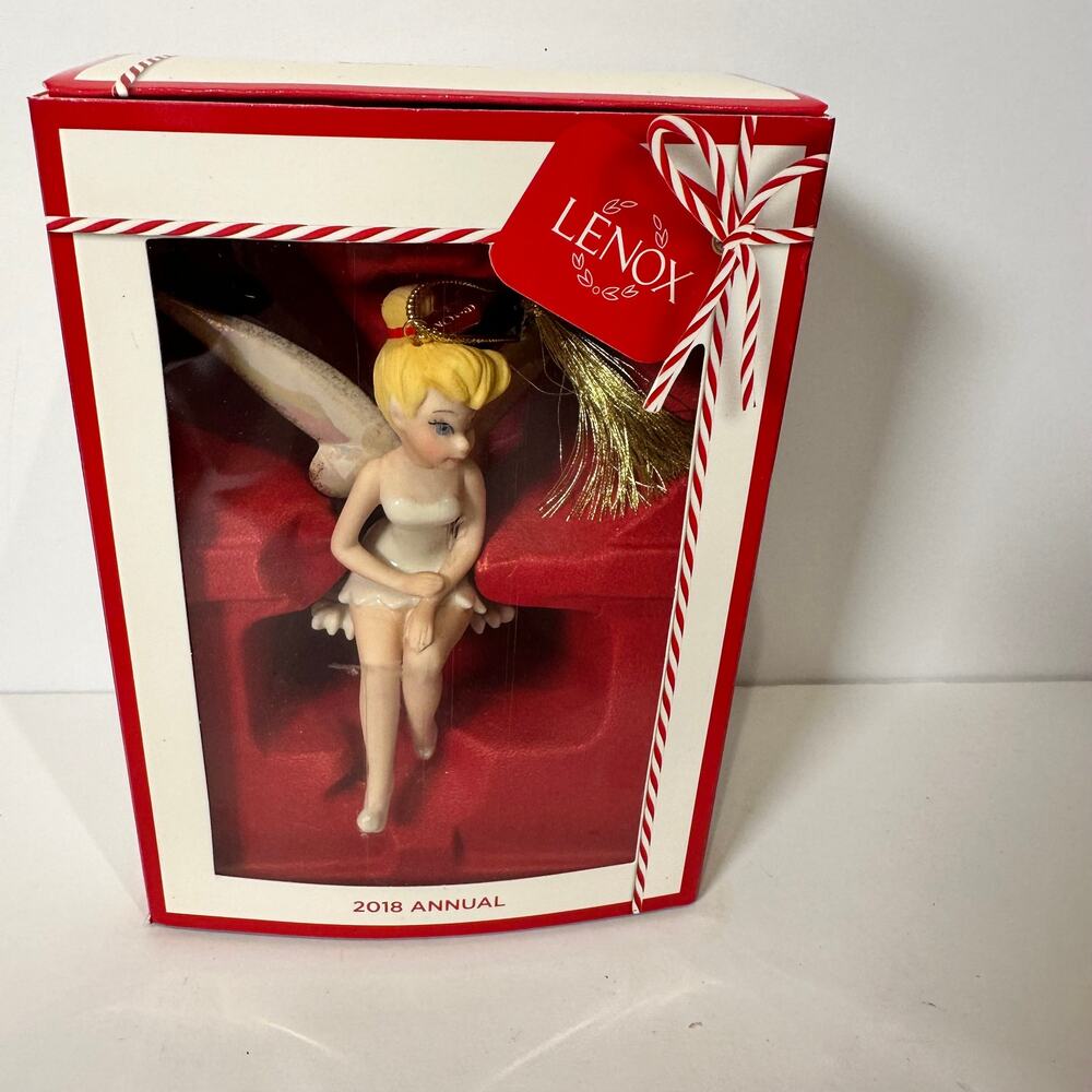 Lenox Disney Showcase Collection 2018 Collectible Tinkerbell Christmas Ornament